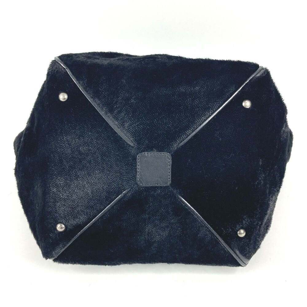 CHANEL Black Leather Logo Shoulder Bag - Picture 5 of 16